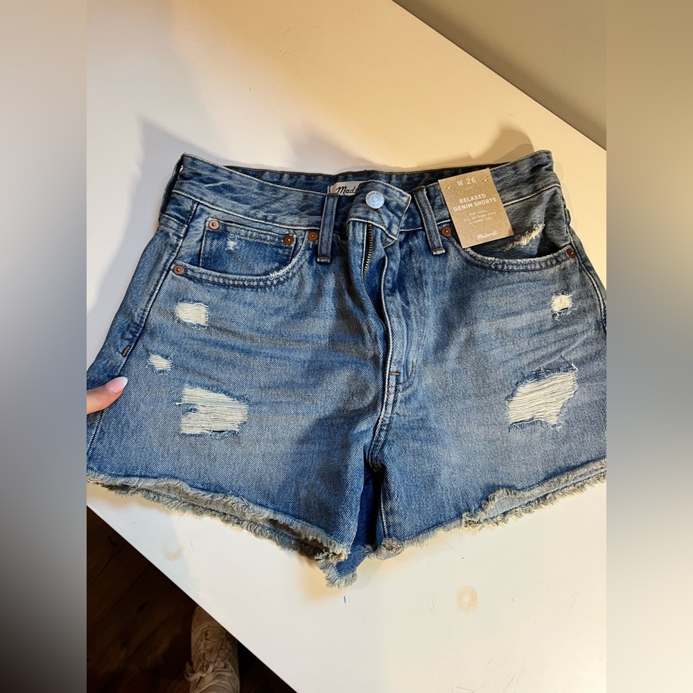 NWT Madewell Relaxed Denim Short